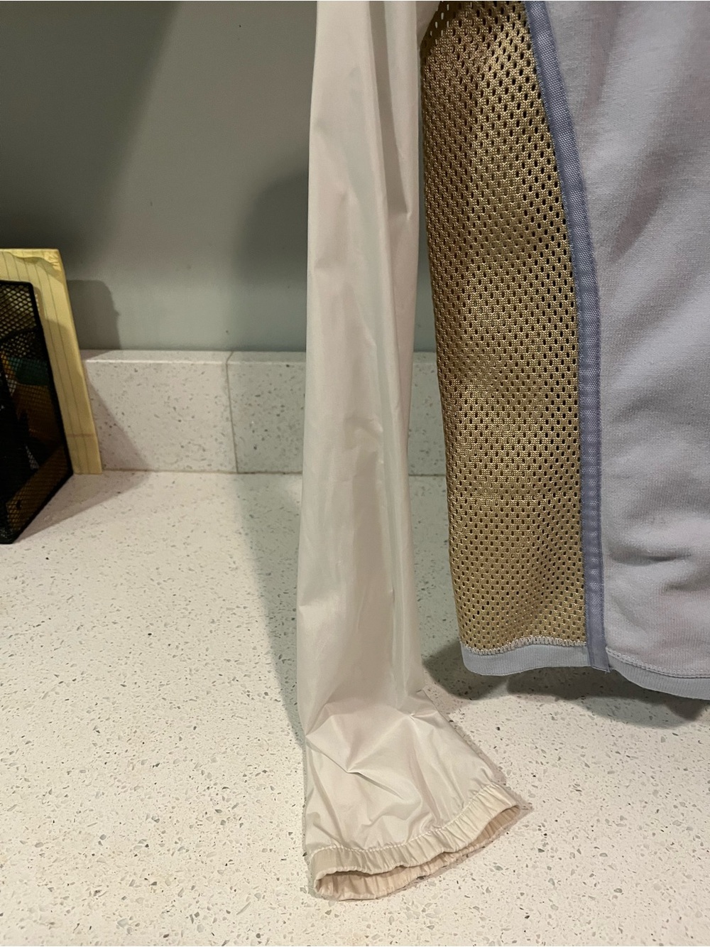 Prada Sport Y2K Ice Blue Jacket with Gold Mesh- US Size 4, Italian Size 40 - Picture 5 of 16